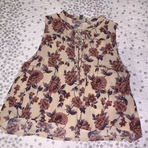 floral tank top